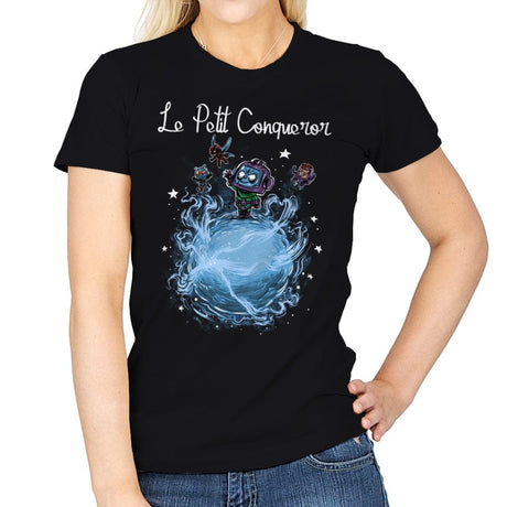 Le Petit Conqueror - Womens T-Shirts RIPT Apparel Small / Black