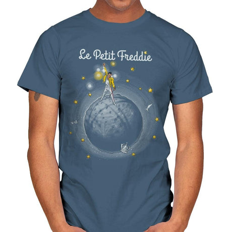 Le Petit Freddie - Mens T-Shirts RIPT Apparel Small / Indigo Blue