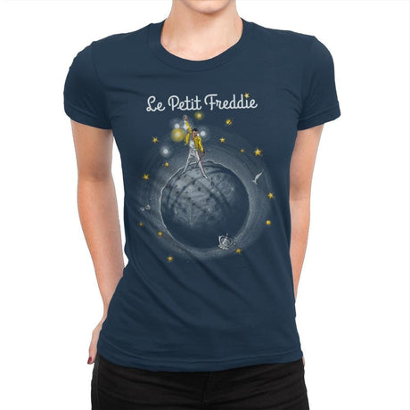 Le Petit Freddie - Womens Premium T-Shirts RIPT Apparel Small / Midnight Navy