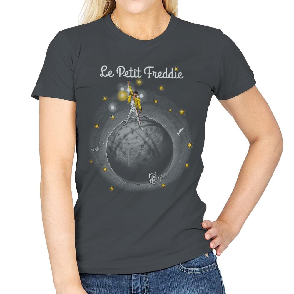 Le Petit Freddie - Womens T-Shirts RIPT Apparel Small / Charcoal