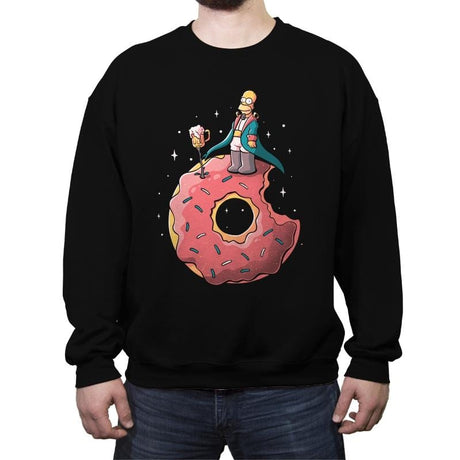 Le Petit Homer - Crew Neck Sweatshirt Crew Neck Sweatshirt RIPT Apparel Small / Black
