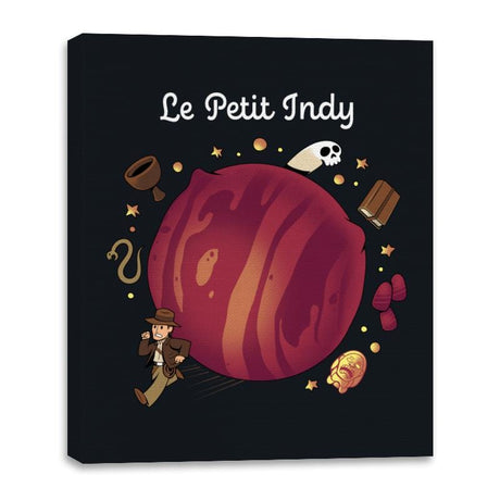 Le Petit Indy - Canvas Wraps Canvas Wraps RIPT Apparel 16x20 / Black