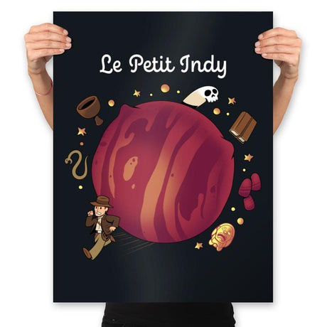 Le Petit Indy - Prints Posters RIPT Apparel 18x24 / Black