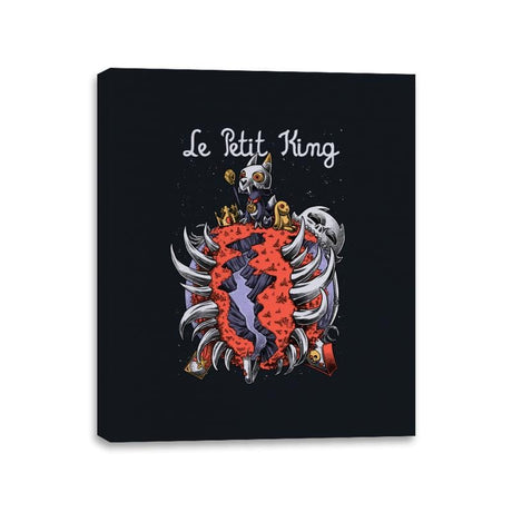 Le Petit Owl King - Canvas Wraps Canvas Wraps RIPT Apparel 11x14 / Black