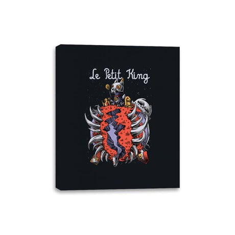 Le Petit Owl King - Canvas Wraps Canvas Wraps RIPT Apparel 8x10 / Black