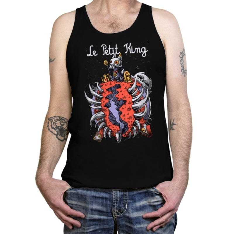 Le Petit Owl King - Tanktop Tanktop RIPT Apparel X-Small / Black