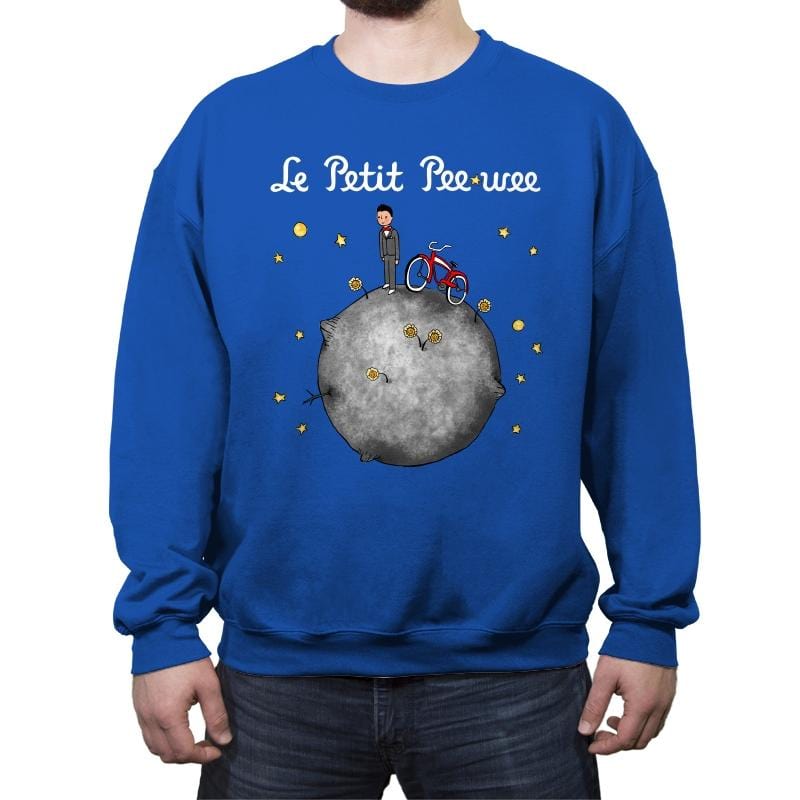 Le Petit Pee-wee - Crew Neck Sweatshirt Crew Neck Sweatshirt RIPT Apparel Small / Royal