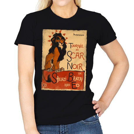 Le Scar Noir - Womens T-Shirts RIPT Apparel Small / Black