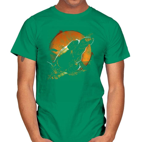 Leaf on the Wind - Graffitees - Mens T-Shirts RIPT Apparel Small / Kelly Green