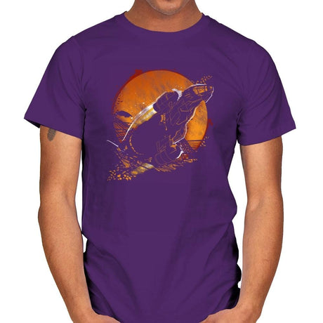 Leaf on the Wind - Graffitees - Mens T-Shirts RIPT Apparel Small / Purple