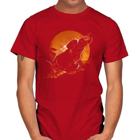 Leaf on the Wind - Graffitees - Mens T-Shirts RIPT Apparel Small / Red