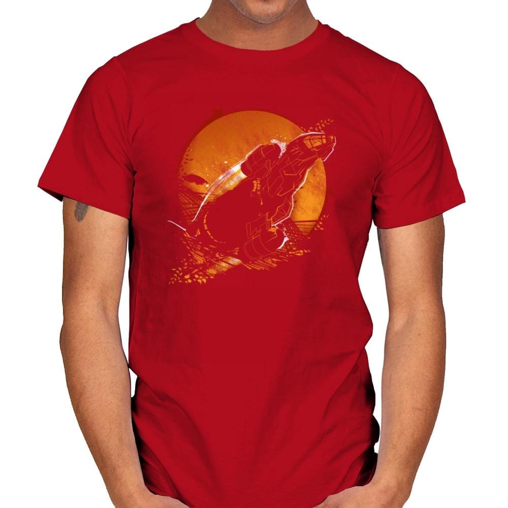 Leaf on the Wind - Graffitees - Mens T-Shirts RIPT Apparel Small / Red