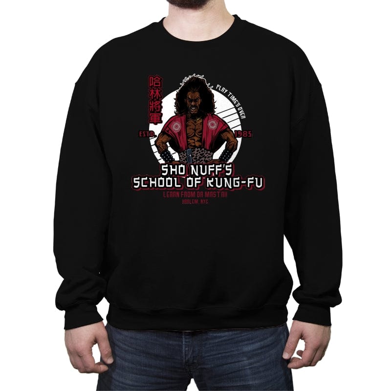 Learn from Da Mastah - Crew Neck Sweatshirt Crew Neck Sweatshirt RIPT Apparel Small / Black
