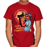 Learn Shadow Puppetry - Mens T-Shirts RIPT Apparel Small / Red