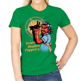Learn Shadow Puppetry - Womens T-Shirts RIPT Apparel Small / Irish Green