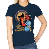 Learn Shadow Puppetry - Womens T-Shirts RIPT Apparel Small / Navy