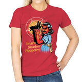 Learn Shadow Puppetry - Womens T-Shirts RIPT Apparel Small / Red