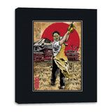 Leatherface in Japan - Canvas Wraps Canvas Wraps RIPT Apparel 16x20 / Black