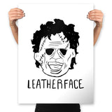 LeatherFace - Prints Posters RIPT Apparel 18x24 / White