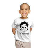 LeatherFace - Youth T-Shirts RIPT Apparel X-small / White