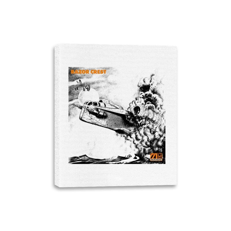 LED Crest - Canvas Wraps Canvas Wraps RIPT Apparel 8x10 / White