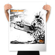 LED Crest - Prints Posters RIPT Apparel 18x24 / White