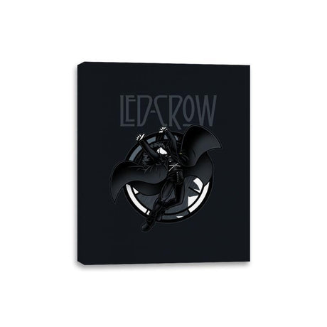 Led Crow - Canvas Wraps Canvas Wraps RIPT Apparel 8x10 / Black