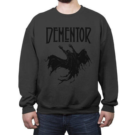 Led Dementor - Crew Neck Sweatshirt Crew Neck Sweatshirt RIPT Apparel Small / Charcoal