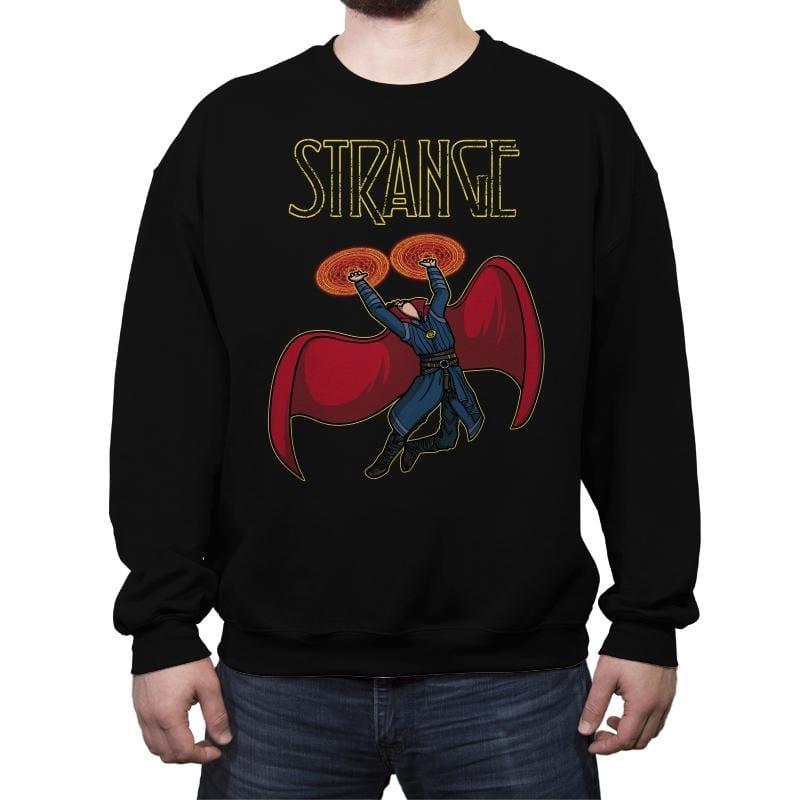 Led Strange - Crew Neck Sweatshirt Crew Neck Sweatshirt RIPT Apparel Small / Black