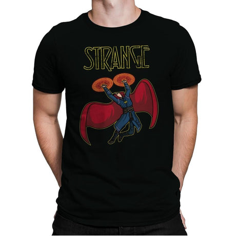Led Strange - Mens Premium T-Shirts RIPT Apparel Small / Black