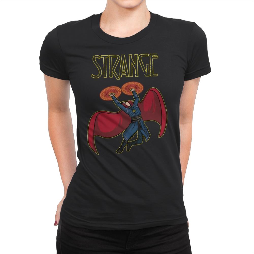 Led Strange - Womens Premium T-Shirts RIPT Apparel Small / Black
