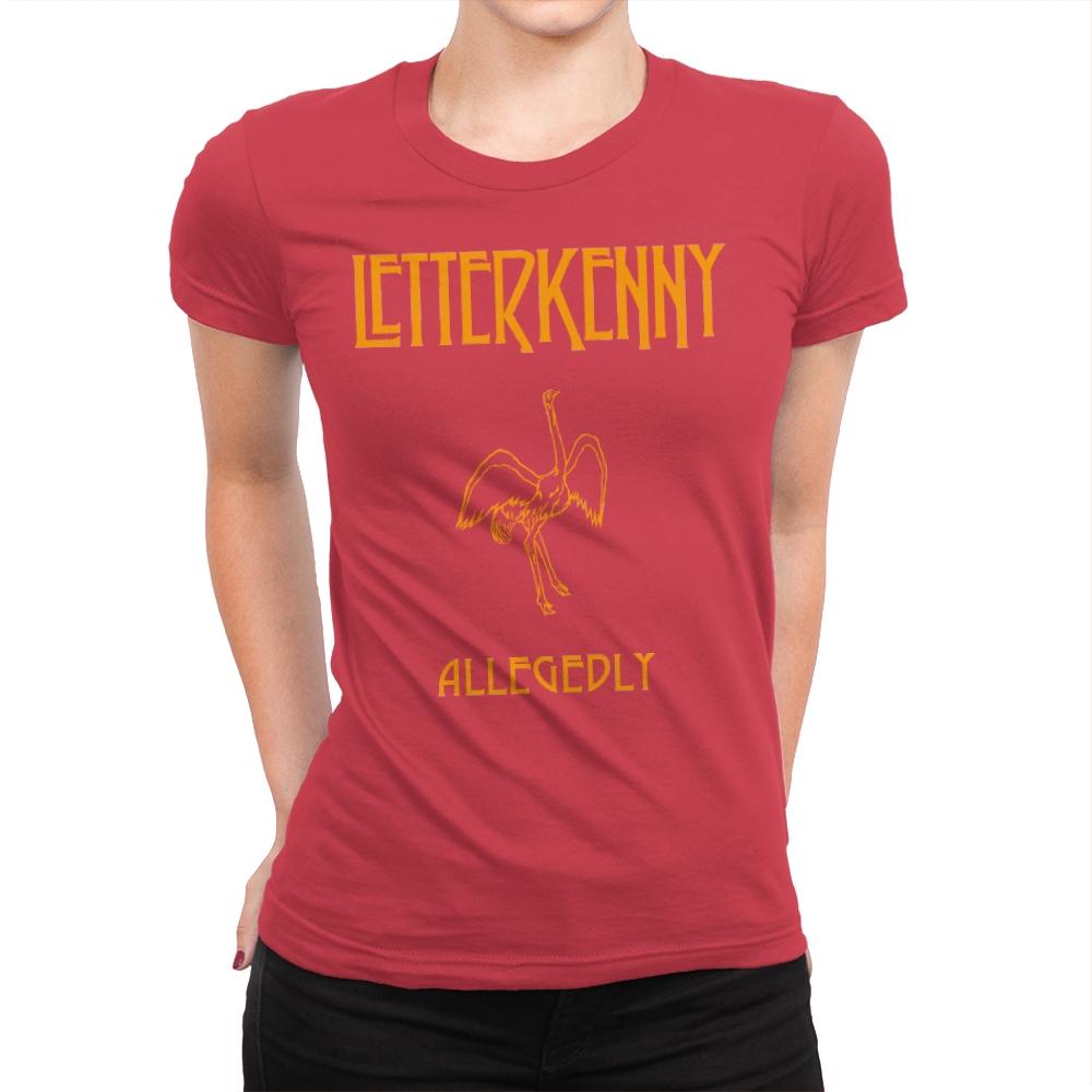 LedKenny - Womens Premium T-Shirts RIPT Apparel Small / Red