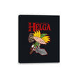 Legend of Helga - Canvas Wraps Canvas Wraps RIPT Apparel 8x10 / Black