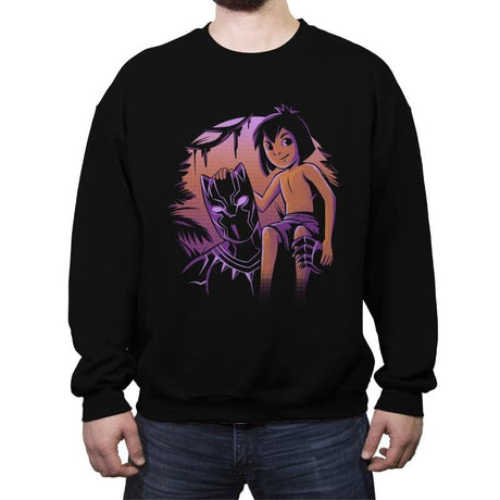 Legend of the Jungle - Crew Neck Sweatshirt Crew Neck Sweatshirt RIPT Apparel