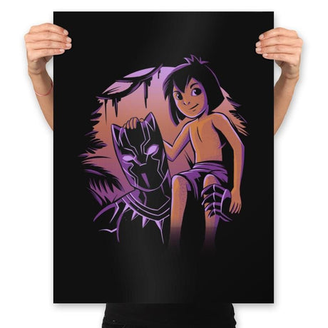 Legend of the Jungle - Prints Posters RIPT Apparel 18x24 / Black