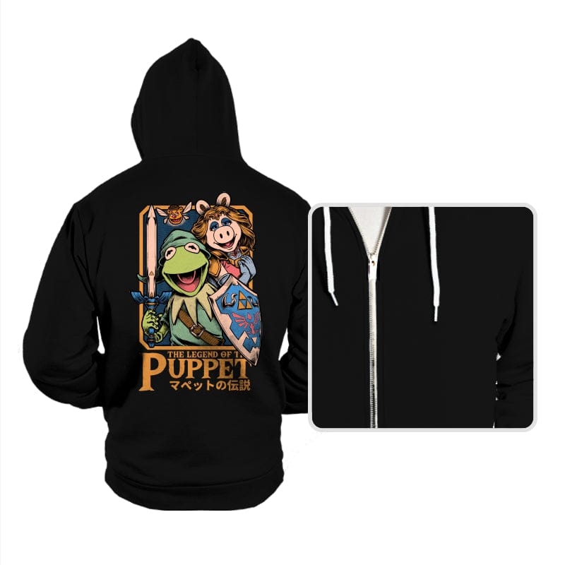 Legend of the Puppet - Hoodies Hoodies RIPT Apparel Small / Black