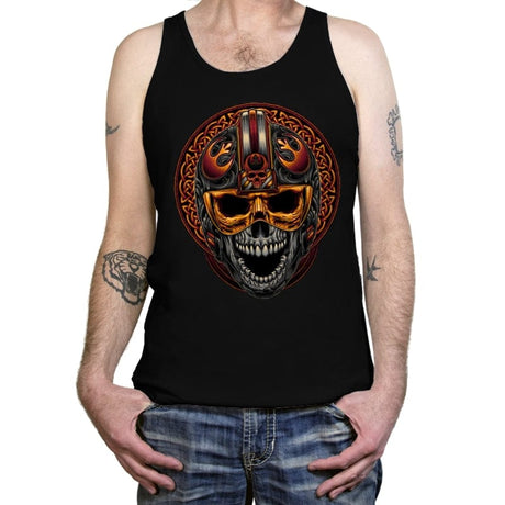 Legend of the Rebel - Tanktop Tanktop RIPT Apparel X-Small / Black