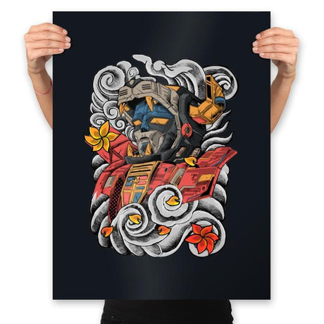 Legendary Defender - Prints Posters RIPT Apparel 18x24 / Black