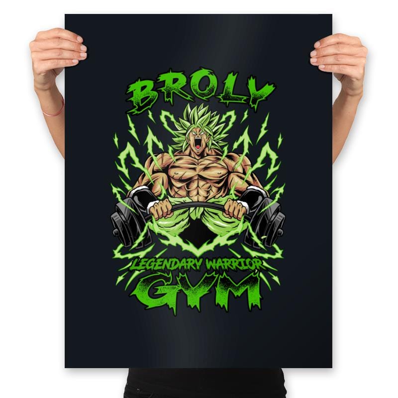 Legendary Gym  - Prints Posters RIPT Apparel 18x24 / Black
