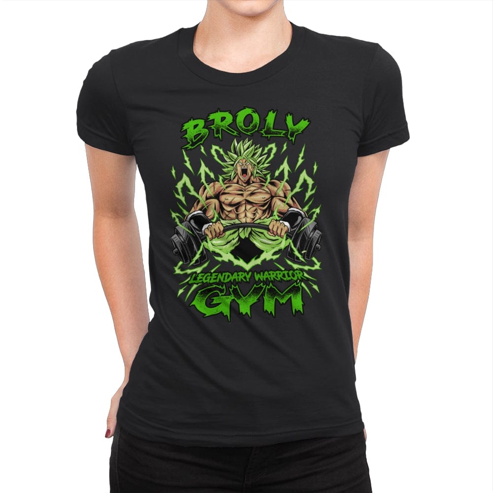 Legendary Gym  - Womens Premium T-Shirts RIPT Apparel Small / Black