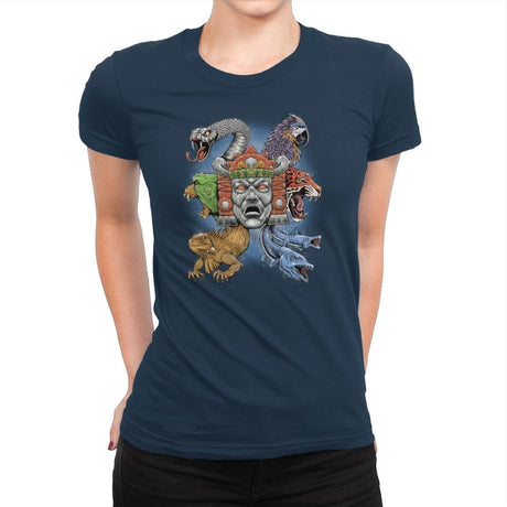 Legends Exclusive - 90s kid - Womens Premium T-Shirts RIPT Apparel Small / Midnight Navy
