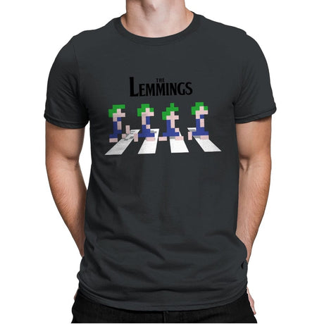 Lemmings Road - Mens Premium T-Shirts RIPT Apparel Small / Heavy Metal