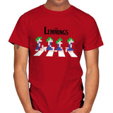 Lemmings Road - Mens T-Shirts RIPT Apparel Small / Red