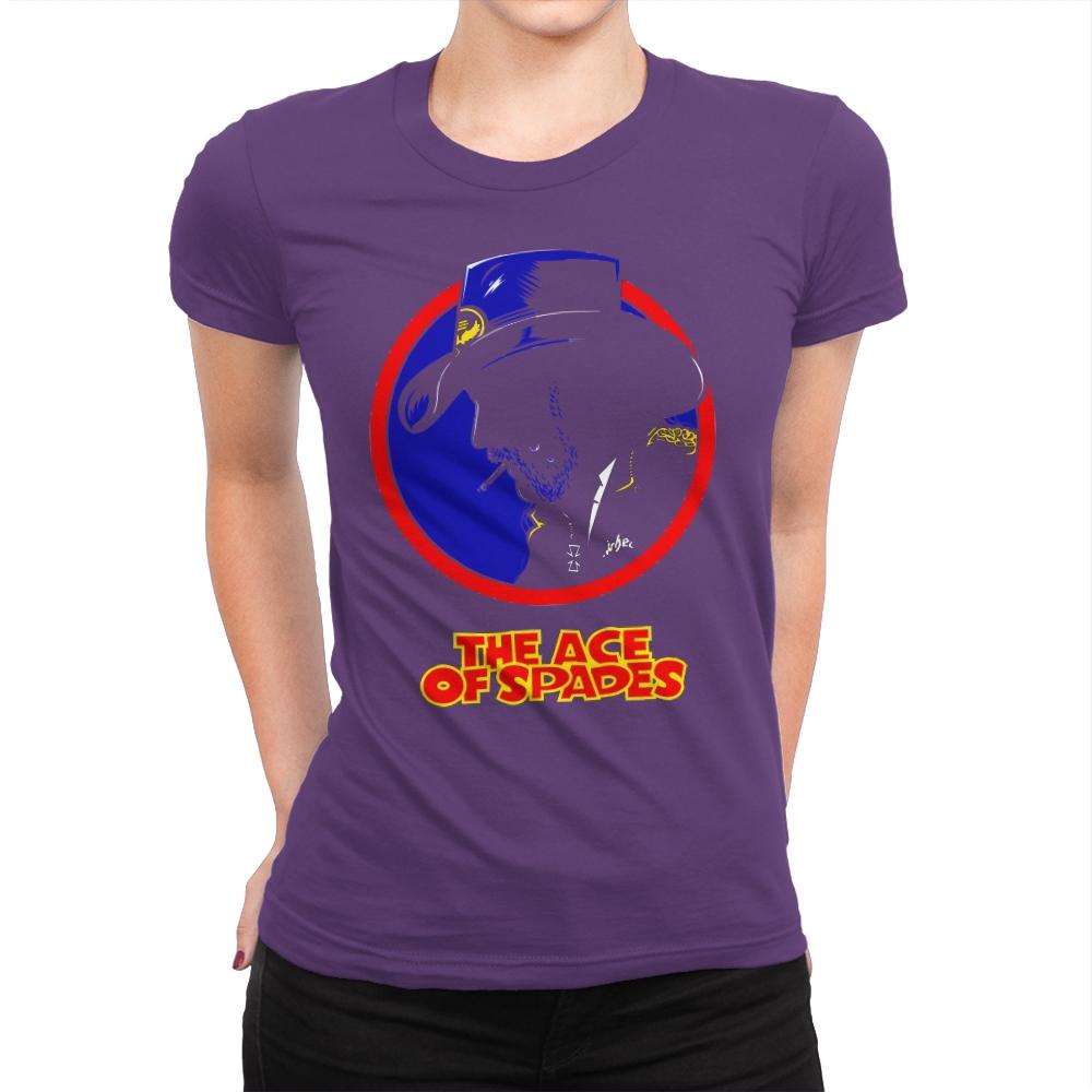 Lemmy Tracey - Womens Premium T-Shirts RIPT Apparel Small / Purple Rush