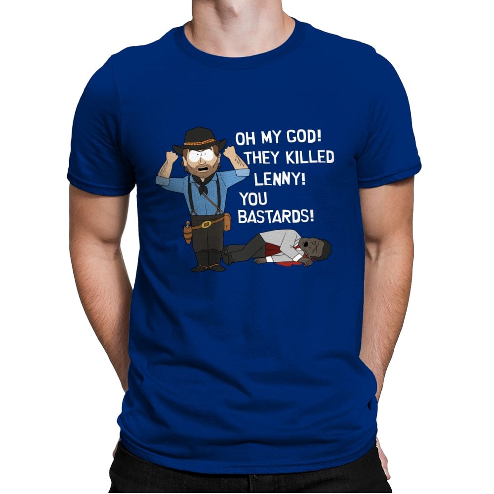 Lenny's Demise.   - Mens Premium T-Shirts RIPT Apparel Small / Royal