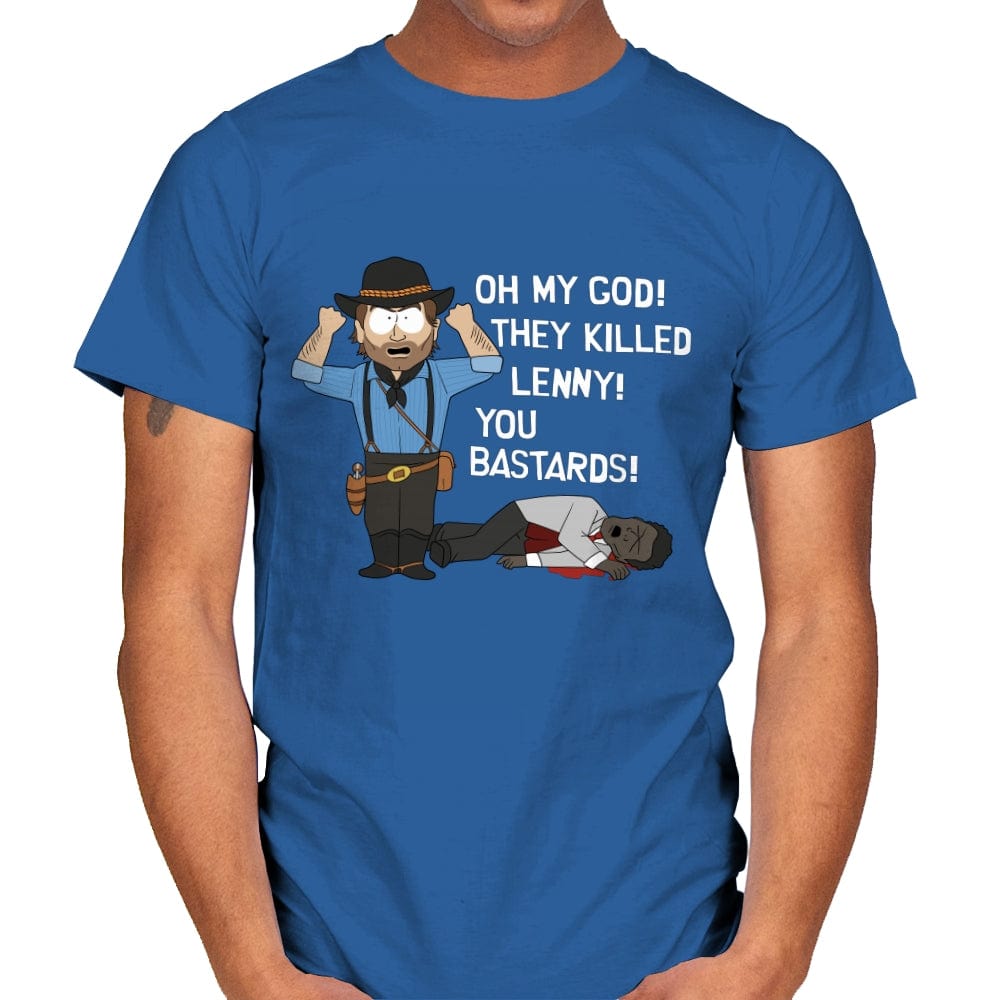 Lenny's Demise.   - Mens T-Shirts RIPT Apparel Small / Royal