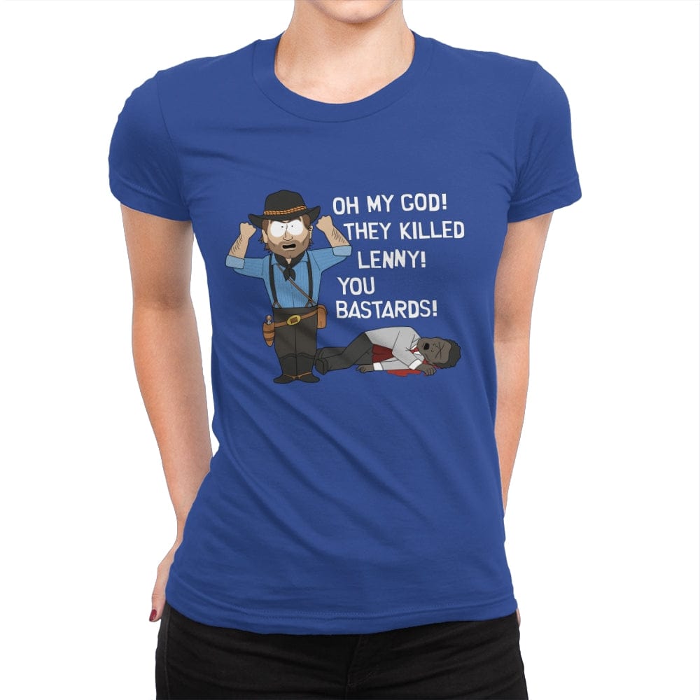 Lenny's Demise.   - Womens Premium T-Shirts RIPT Apparel Small / Royal