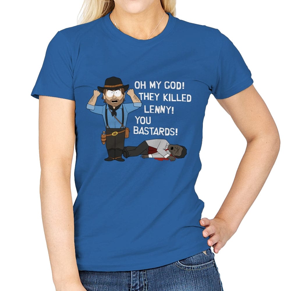 Lenny's Demise.   - Womens T-Shirts RIPT Apparel Small / Royal