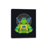 Leo is my Turtle (My Blue Ninja Turtle) - Canvas Wraps Canvas Wraps RIPT Apparel 8x10 / Black