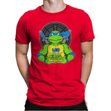 Leo is my Turtle (My Blue Ninja Turtle) - Mens Premium T-Shirts RIPT Apparel Small / Red
